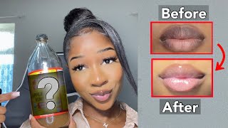 HOW I LIGHTENED MY LIPS QUICK WITH ONE PRODUCT‼️Permanently [upl. by Salocin577]