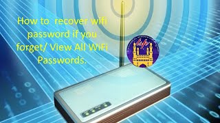 How to Recovery Wifi Password if your forget View All WiFi Passwords 2021 [upl. by Nellda113]