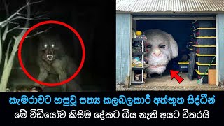 කැමරාවට හසුවූ හොල්මන් part 61 Paranormal Activity kazzai holman  ghosts explained sinhala ghost [upl. by Ronal]