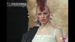 JOHN GALLIANO Fall Winter 1996 1997 Paris  Fashion Channel [upl. by Dorran]