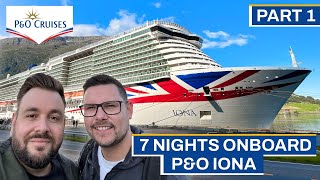 7 nights to the Norwegian Fjords 🇳🇴 on PampO Iona  Embarkation amp Stavanger [upl. by Aratihc]