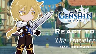 Past Genshin Impact react to Aether  Part 12 REUPLOAD [upl. by Aynwat]