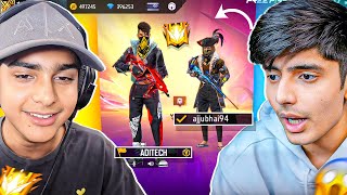 Ajjubhai amp Aditech Pranked With Funny Youtuber Gone Wrong 🤯  Garena Free Fire Max [upl. by Beaufert]