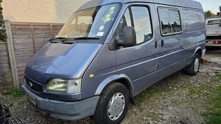 FORD TRANSIT MK5 LWB RESTORATION DAY 8 [upl. by Annadiana]