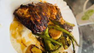 Roast chicken with steam veggies [upl. by Kiryt]