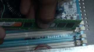 Assembling of Computer Motherboard Gigabyte H61MD2H Hindi 720p HD [upl. by Aliemaj]