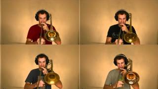 Matlock Intro  Theme from Matlock Trombone Quartet [upl. by Arundell490]