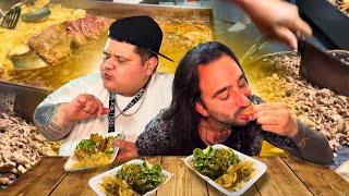 Probamos los TACOS más GRASOSOS del BARRIO con un ITALIANO  VAGABOOM [upl. by Moor]