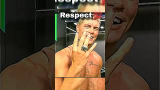 Gunther Show Respect To Cody Rhodes wrestling viral romanreigns [upl. by Brina891]