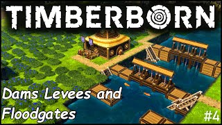 Beginners Guide Ep 4  Dams Levees and Floodgates ENG Timberborn [upl. by Shornick434]