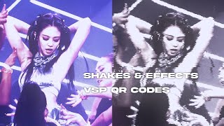 SHAKES amp EFFECTS CODES FOR VSP  video star QR codes [upl. by Judenberg210]