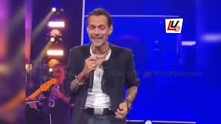 Marc Anthony causó polémica en concierto por extraño movimiento de su mandíbula [upl. by Adnol]