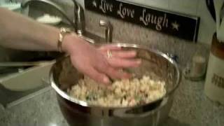 Kathys Recipe Marshmallow and Popcorn Balls 7 [upl. by Ojiram]