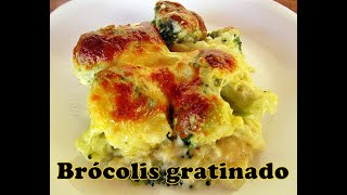 Receita de brócolis ao molho branco gratinado [upl. by Jesse]