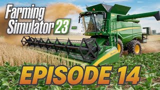 Farming Simulator 23  Episode 14  Harvesting Soybean 🌾🚜 [upl. by Canice]