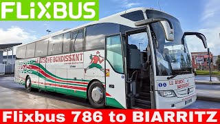 A bord du FLIXBUS 786 de TOULOUSE à BIARRITZ 2024 [upl. by Armitage552]