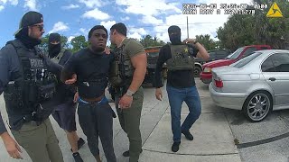 Florida Rapper HMT TRAY Attempts To Escape Police During Warrant Stop [upl. by Moon]