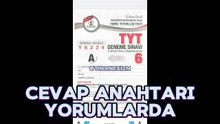 ÖZDEBİR TÜRKİYE GENELİ Y6224 CEVAP ANAHTARI 6 DENEME [upl. by Carisa]