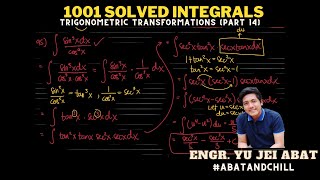 1001 Integrals Part 14 Trigonometric Transformation  Engr Yu Jei Abat  AbatAndChill [upl. by Rosenblum]