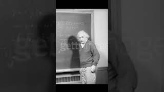 Albert Einstein doing physics  very rare video footage shorts [upl. by Hedva]