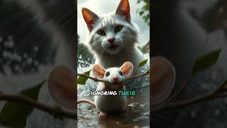 Can tiny mouse help Mighty Kitty  Shorts  Cat Lovers  Motivation kitten cute catmemes [upl. by Akeimat]