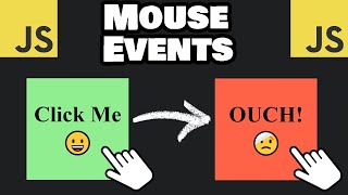 Learn JavaScript MOUSE EVENTS in 10 minutes 🖱 [upl. by Stegman]