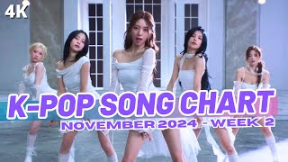 TOP 100 KPOP SONG CHART  NOVEMBER 2024 WEEK 2 [upl. by Dellora]