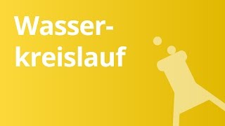 Der Wasserkreislauf  eine Erklärung  Chemie [upl. by Roumell57]