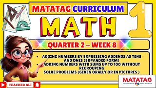 GRADE 1 MATH 1 QUARTER 2 WEEK 8 [upl. by Meadow]