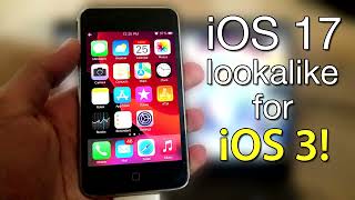 How to make iOS 3 look like iOS 17 Limed00r tutorial [upl. by Arocahs82]