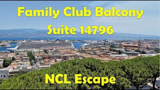 NCL Escape Family Club Balcony Suite 14796 [upl. by Aker]