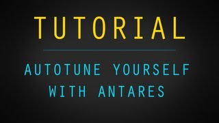 How to AutoTune Yourself with Audacity using Antares [upl. by Raffo]