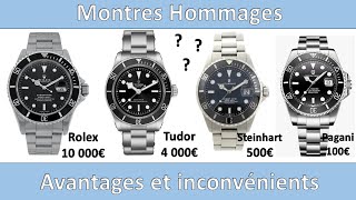 Fautil acheter des Montres Hommage  avantages et inconvénients [upl. by Wanfried551]