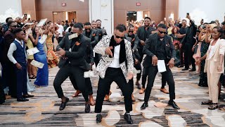 Groomsmen Didnt Hold Back  Epic Congolese Wedding Dance [upl. by Moberg]