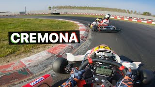 ROK SHIFTER POV Onboard in Cremona Karting Circuit [upl. by Nnairrehs]