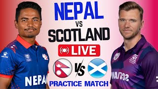 🔴Live Nep vs Sco Pratice T20 Match  Nepal vs Scotland Live Cricket  Today match Cricket19 [upl. by Macgregor]