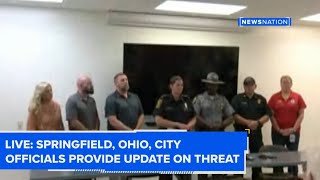 Springfield Ohio city officials provide update on threat [upl. by Shiller]