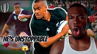 Jonah Lomu Was IMPOSSIBLE to Stop Rugby Reaction [upl. by Aenad]