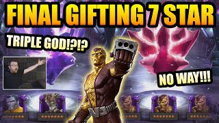 FINAL 7 STAR GIFTING CRYSTAL OPENING 2023  TRIPLE GOD CEO COMEBACK  Marvel Contest Of Champions [upl. by Yatnwahs]