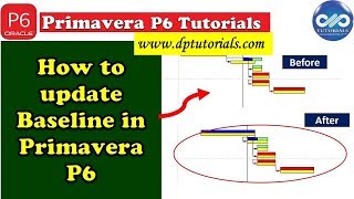 How to update Baseline in Primavera P6  Primavera Scheduling  dptutorials [upl. by Isiahi]