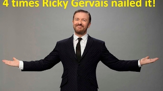 The 4 times Ricky Gervais nailed it [upl. by Creight848]