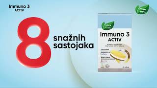 Immuno 3 ACTIV  Osigurajte svom imunitetu moćnog saveznika [upl. by Hawger]