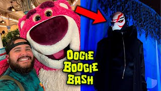 😱 Oogie Boogie Bash 2023 OPENING NIGHT  NEW Characters MERCH EXCLUSIVE Food  MUCH MORE [upl. by Uile]