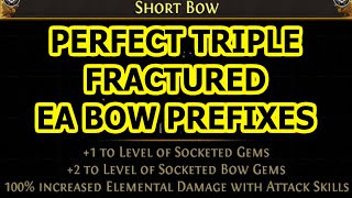 My Best Necropolis Crafting  Triple Fractured Prefix Bow [upl. by Sven]