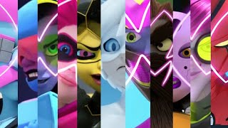 Todos los Villanos Akumatizados de la tercera temporada  Miraculous Ladybug [upl. by Oberg]