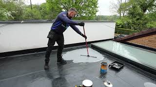 Bond It Roof Seal Liquid Roofing Membrane For Fixing Roof Leaks  Tutorial  How To Apply [upl. by Arbba]