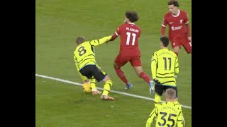 Odegaard went full LeBron  How is this not a penalty Liverpool vs Arsenal  handball [upl. by Nnyltiak124]