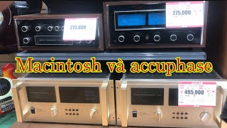 Amply Mcintosh MC2255 và Accuphase M100  ST Đồ Cũ Nhật  Đức Qúy Vlogs [upl. by Faustena]