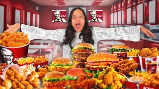 I Ordered The Entire KFC Menu🤯🤤 sosaute [upl. by Ellenehc]