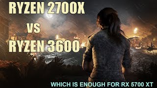 Ryzen 2700X vs Ryzen 3600 RX 5700 XT Ultra settings [upl. by Yesak635]